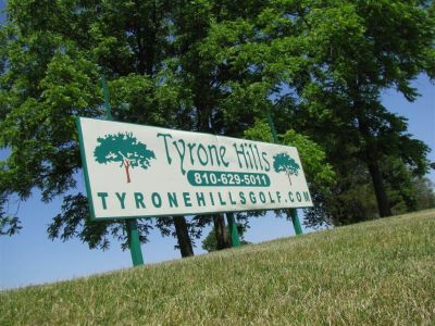 Tyrone Hills Golf Sign